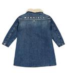 Джинсовое пальто MM6 Maison Margiela, синий - фото 3