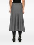 Юбка миди KHAITE Mayu, серый - фото 4