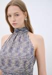 Платье макси HALTER COLLAR adL, темно-синий - фото 4