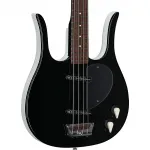 Электрический бас-гитара Danelectro Longhorn, черный - фото