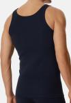 Майка Schiesser/Tanktop Cotton Essentials Feinripp, темно синий - фото 4