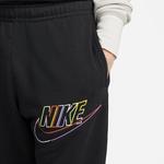 Брюки с радужным логотипом Nike, черный - фото 2