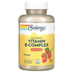 Solaray High Potency B-Complex Chewable Natural Strawberry Flavor 50 Chewables - фото