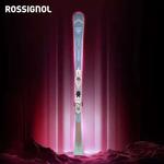 Rossignol Женские двухбортные лыжи, модель ARCADE, подходят для любой местности, профессиональное сцепление и амортизация, размер 140, светло-голубые, рост 156 см - фото