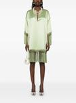 Valentino Garavani платье мини Cady Couture, зеленый - фото 2