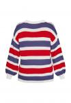 Свитер usha BLUE LABEL Sweater, цвет blue/red - фото 3
