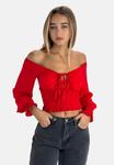 Блуза Elara Blouse, Rot/Red - фото