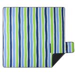 Одеяло для пикника wometo, 200x200 см, синий/зеленый - фото 2