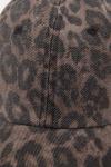 Кепка с леопардовым принтом Pull And Bear, коричневый - фото 3
