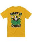 Футболка Monopoly Make It Rain T-Shirt в золоте Monopoly - фото