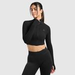 SMILODOX Женская укороченная куртка Brianna Black - фото