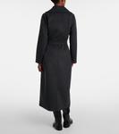 Пальто-халат из девственной шерсти Poldo S Max Mara, Dark Grey - фото 3