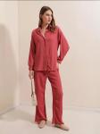 Брючный костюм Bigdart, малиновый - фото 5