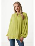 Блуза Mexx Flora, зеленый - фото