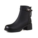 JOSINY Ботильоны женские, черно-коричневые - фото