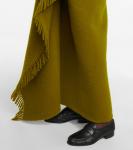 Длинное платье из шерсти и мохера Nimah The Row, зеленый - фото 5