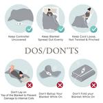 Плед True North Marbled Sherpa с электрическим подогревом, коричневый - фото 5