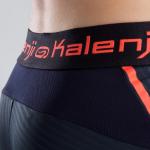 Трусы для легкой атлетики для девочек черные неоновые оранжевые Kalenji - фото 9