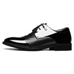 Мужские туфли CHINT черные низкие без шнуровки 77003 - фото