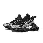 Кроссовки DAFK/Blade Chunky Sneakers Men High-top, черный/серебряный - фото 3