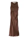 Платье-халат Лука SIR., коричневый - фото