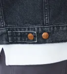 Джинсовая куртка Wrangler ОРИГИНАЛ, США 24MJZ, цвет Black Denim - фото 9