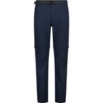 Брюки на танкетке, брюки на молнии Cmp, синий - фото