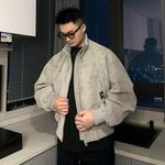 Куртка Unisex Stand Collar Moderate ZIAREL, темно-синий[removable logo] - фото 11