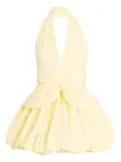 Платье мини с узлом PATOU, желтый - фото