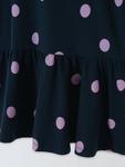 Детское платье из джерси в горошек John Lewis, Navy, Purple - фото 7