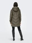 Стеганое пальто JDY, хаки - фото 4