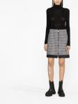 Юбка А-силуэта из твида Moncler, белый - фото 2