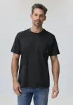 Mit brusttasche basic tshirt Street One Men, Schwarz - фото
