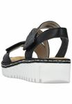 Босоножки на танкетке Platform sandals Rieker, черный - фото 4