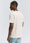 Футболка TOM TAILOR DENIM Basic T-shirt, Gardenia White/White - фото 3