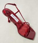 Кожаные сандалии Etana 80 Jimmy Choo, Ruby Red - фото 5