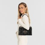 Сумка кросс-боди Love Moschino Embossed Q, Black - фото 2