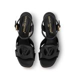 Сандалии на танкетке LV Isola Louis Vuitton, черный - фото 3