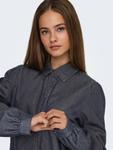 Блуза ONLY ONLLINA, Black Denim - фото 7