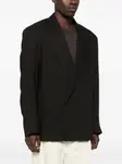 Двубортный пиджак Studio Nicholson, черный - фото 3