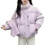 пуховик детский Disney, фиолетовый - фото