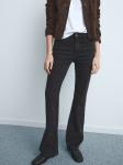 Расклешенные джинсы MANGO FIONA, Black Denim - фото 4