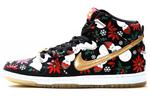 Кроссовки Nike Sb Dunk High Concepts Ugly Christmas Sweater Black - фото