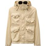 C.P.Company Курка-капюшон с очками, Beige - фото