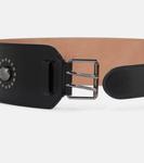 Украшенный кожаный ремень Alaïa, черный - фото 3