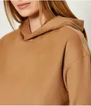 Темная толстовка Regular fit Weekend Maxmara, бежевый - фото 4