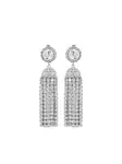 Серьги с кристаллами Rabanne, серебристый - фото