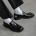 Лоферы унисекс с низким верхом, черный Conp - фото 6