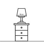 Абстракция Цилиндрический экран El Corte Inglés, синий - фото 5