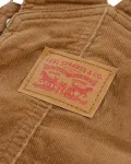 Вельветовый комбинезон для мальчика Levi's, коричневый - фото 3